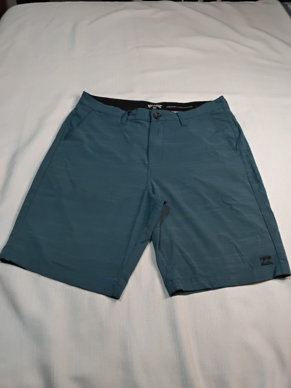 Billabong Crossfire Submersibles Men’s Teal Hybrid Shorts Sz 34.